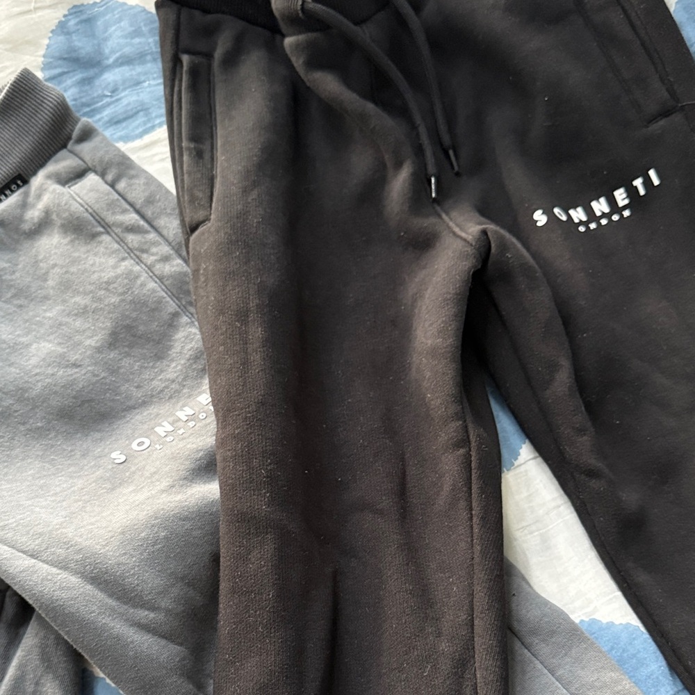 Sonneti Kids Jogger Pants - Black and Gray